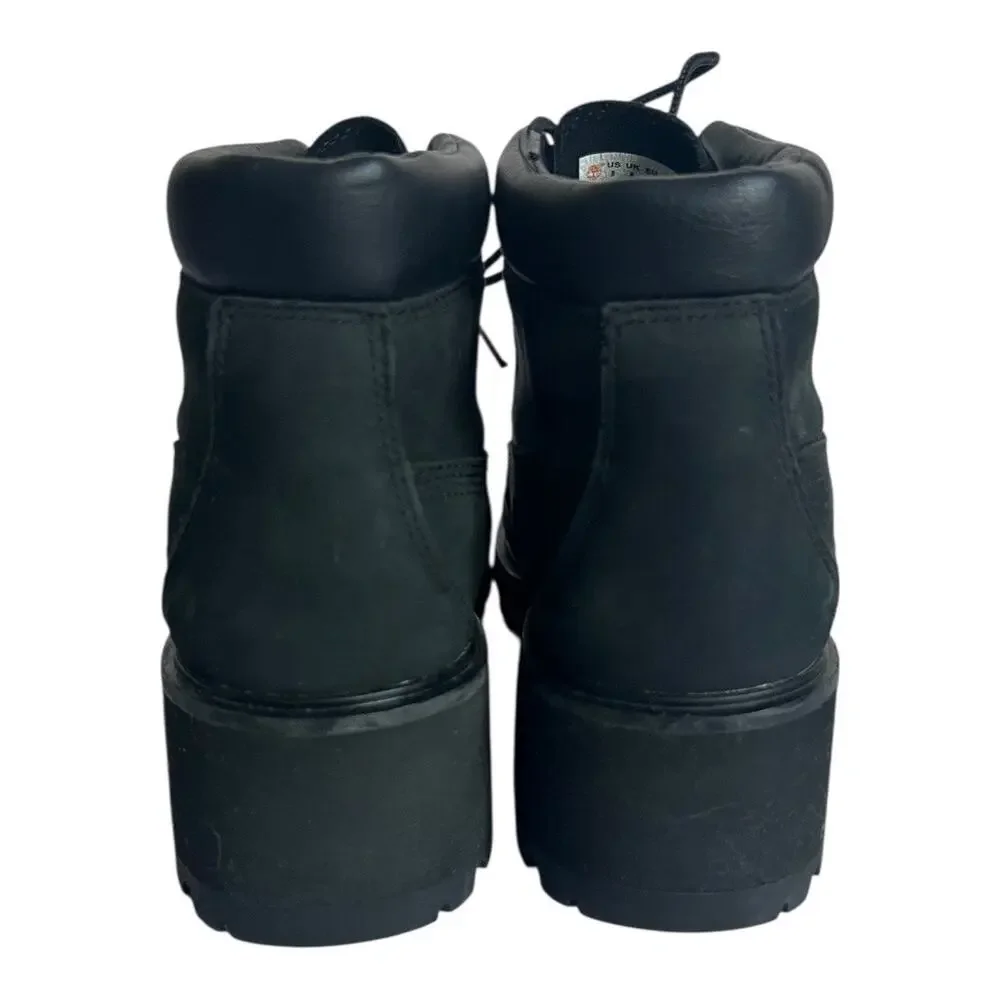 Timberland Kinsley Lug Sole Heeled Ankle Boots Size 8 - Picture 4 of 13